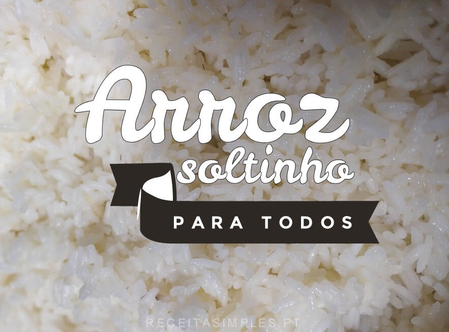 A minha receita para arroz solto